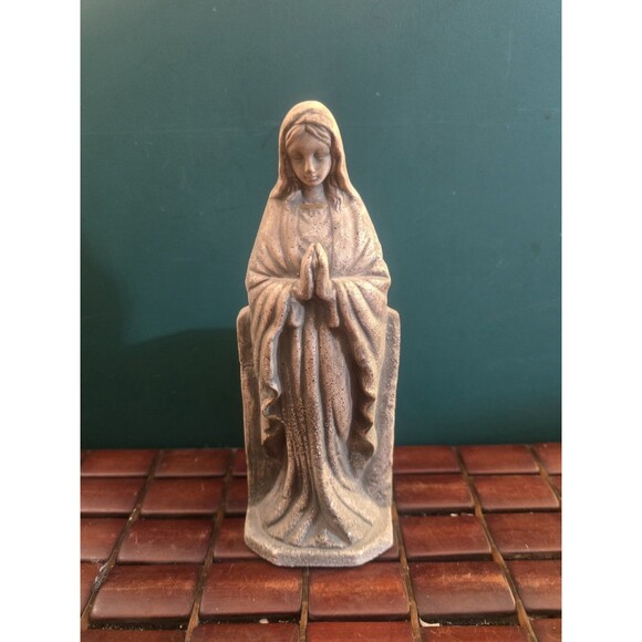 Virgin Mary Madonna Ceramic Planter Vintage Napcoware R-5964 8.25"x3.25"x3" - Picture 1 of 8